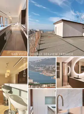 Impressive seaview terrace: over 180sqm